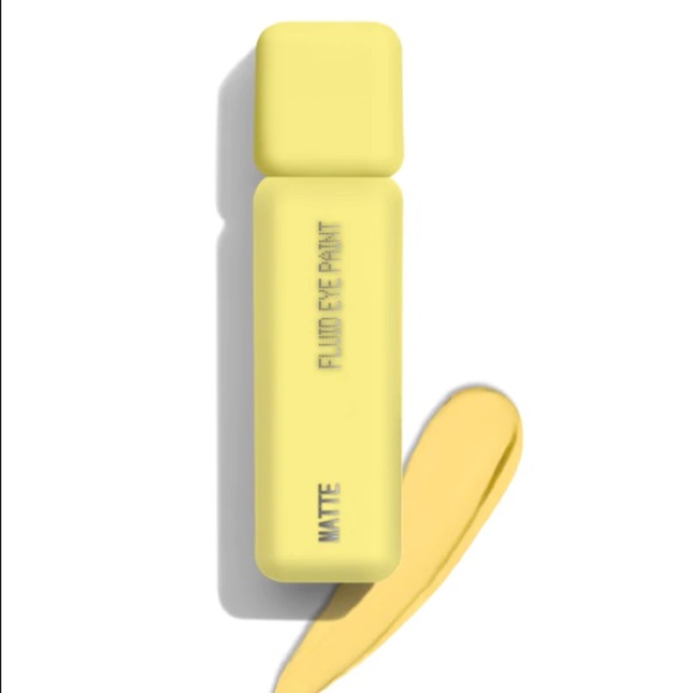 NIB About-Face Fluid Eye Paint in Incoming (yellow)